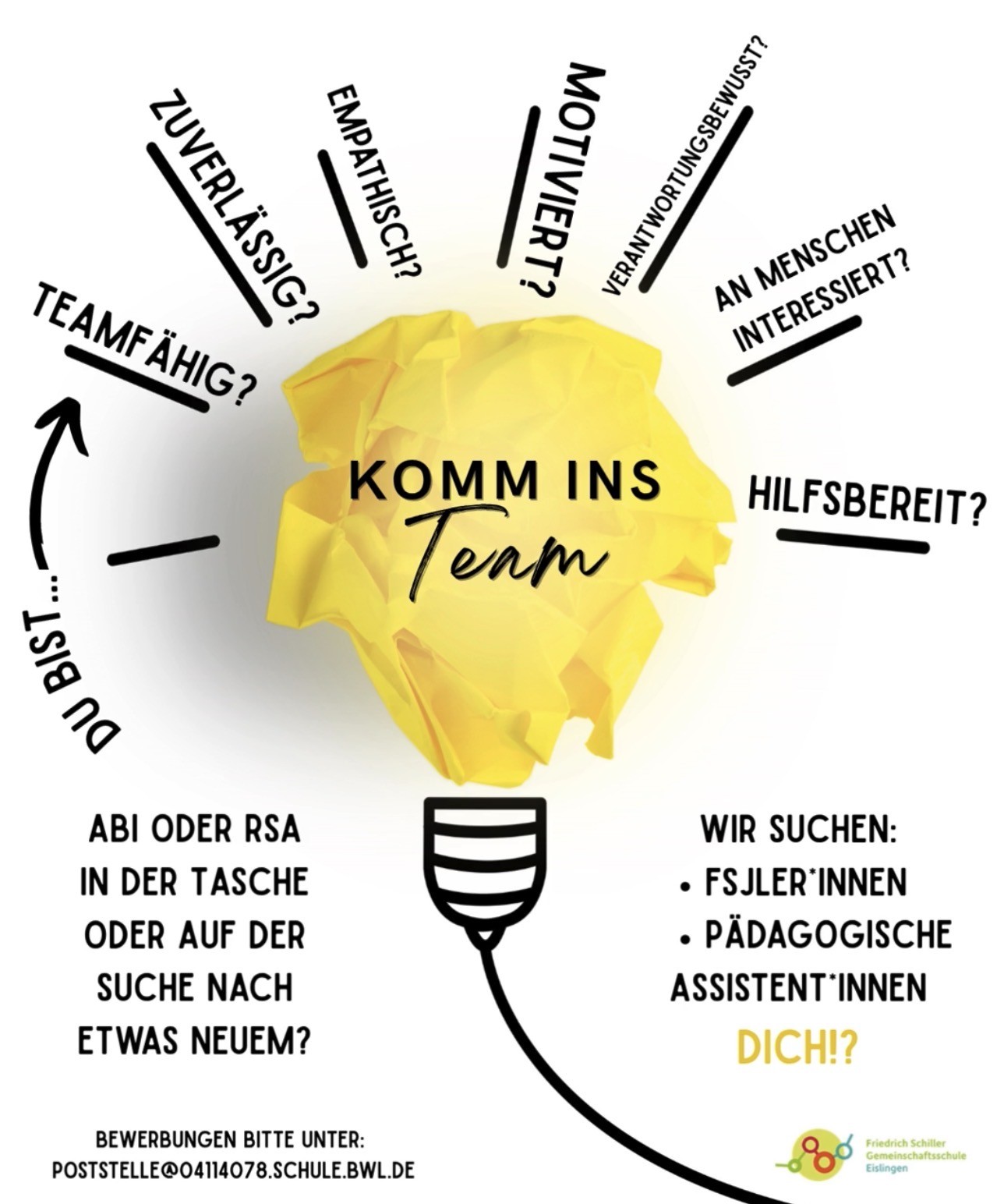 FSJ oder Pädagogische Assistenz