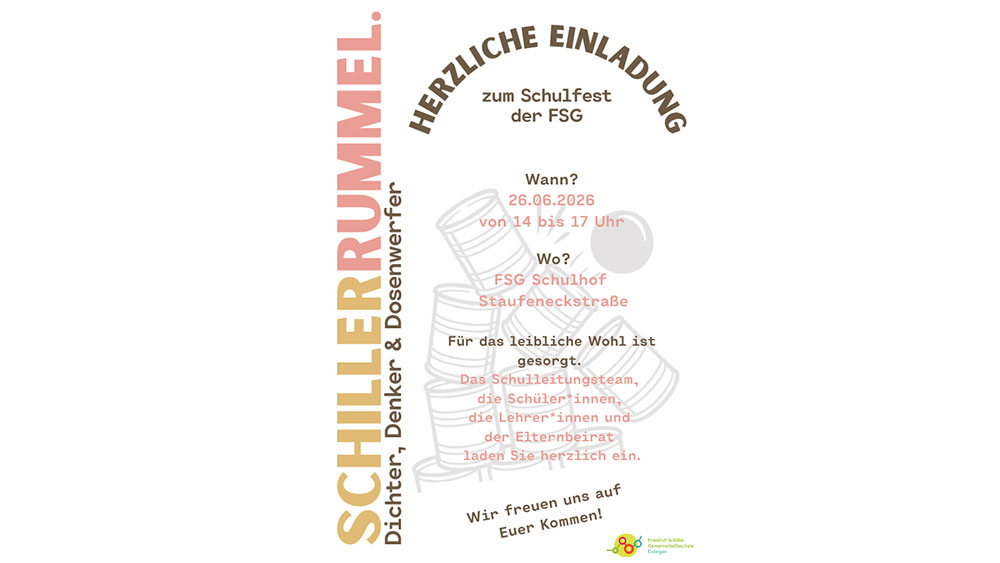 Schulfest, 26.06. 14 - 17 Uhr